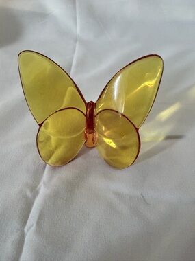 Baccarat Lucky Butterfly, Amber
